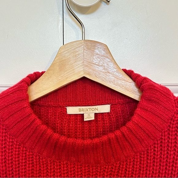 BRIXTON Madero Balloon Sleeve Block Stripe Sweater - Picture 5 of 7